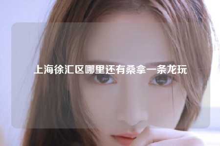 上海徐汇区哪里还有桑拿一条龙玩