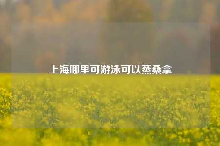 上海哪里可游泳可以蒸桑拿